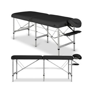 Table de massage Medmal Alu 70 Vinyl Flex K015 Noir
