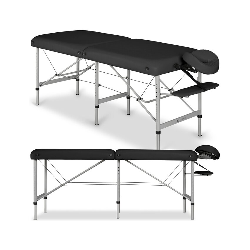 Table de massage Medmal Alu 70 Vinyl Flex K015 Noir