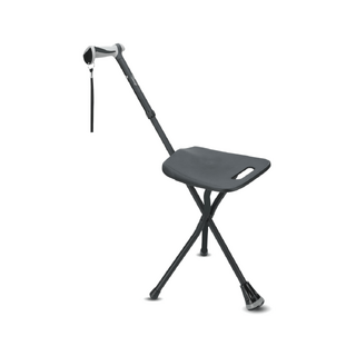 Canne réglable en aluminium avec siège