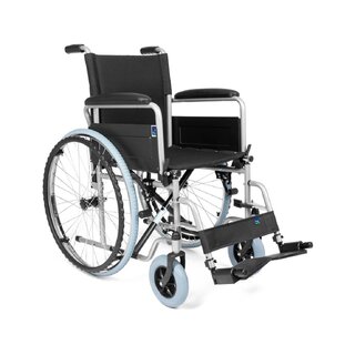 Fauteuil roulant pliable avec cadre en acier