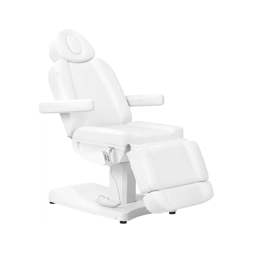 Fauteuil de soins esthétiques - Azzurro 803D 3 moteurs blanc