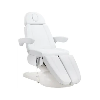 Fauteuil électrique Azzurro Lux pour soins esthétiques 5 moteurs blanc