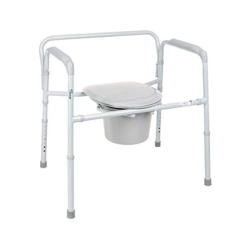 Siège de toilette mobile pliable 3 en 1 - MAXIMUS