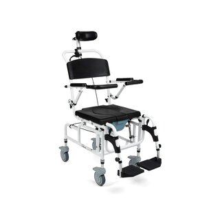 Fauteuil roulant de douche et chaise percée Tilt MASTER PLUS