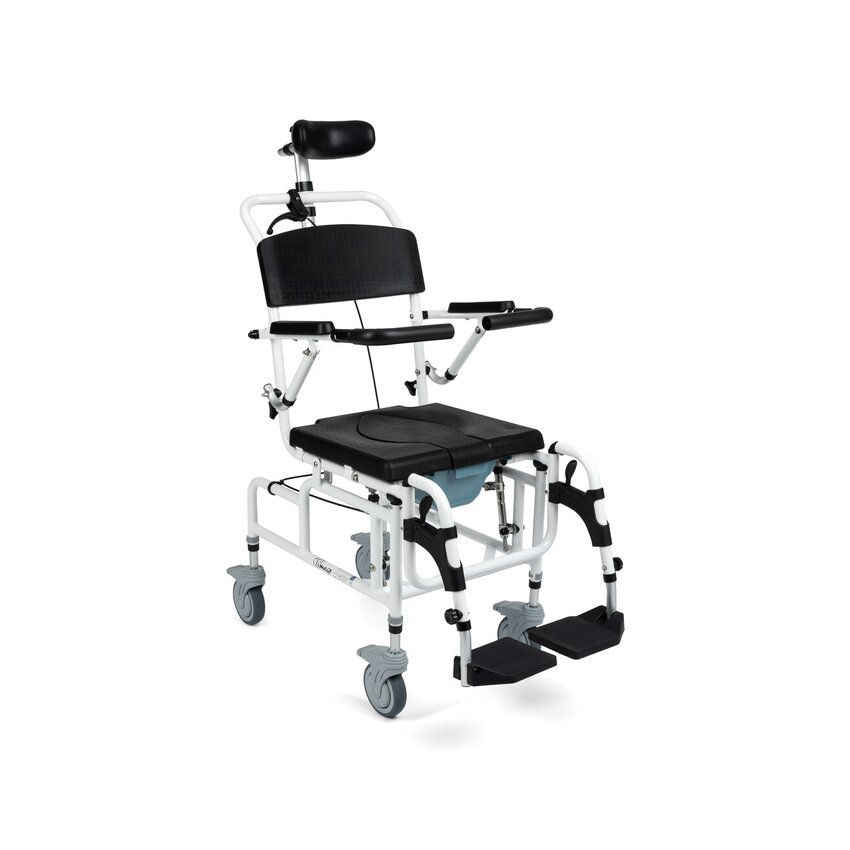 Fauteuil roulant de douche et chaise percée Tilt MASTER PLUS