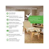 Table de massage portable Bianca - Beige