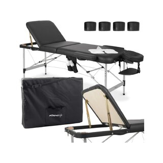 Table de massage portable Adele 70 cm - Noire