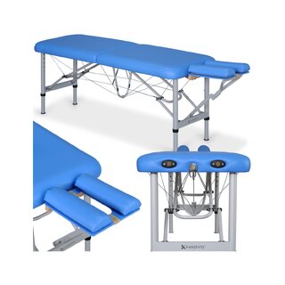 Chiro UltraLux 19, table chiropratique portable - Bleu