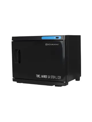 Chauffe-serviettes avec stérilisateur UV 23 litres Noir