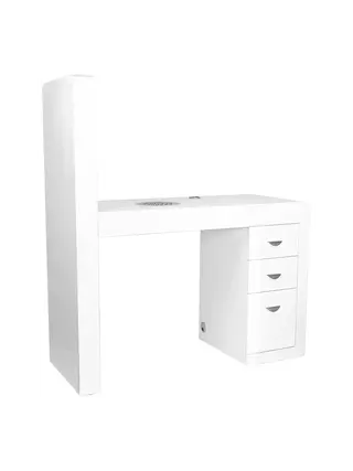 Coiffeuse 310 blanche droite