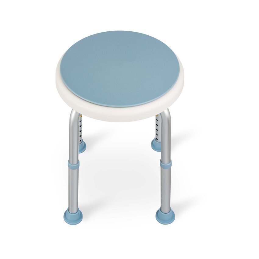 Chaise de douche ronde et rotative