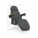Fauteuil de massage électrique - SILLON Lux 273b 3 moteurs gris/blanc