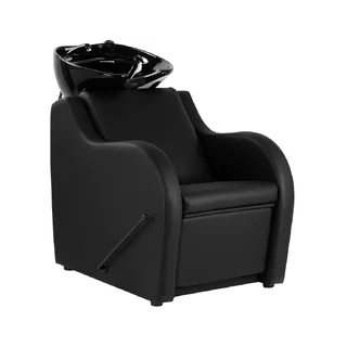 Fauteuil de shampoing Gabbiano Carmen - noir