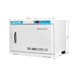 Chauffe-serviettes avec stérilisateur UV 16 litres Blanc
