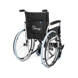 Fauteuil roulant pliable avec cadre en acier