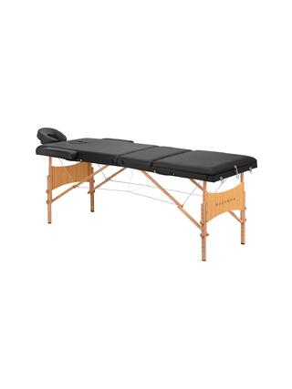 Table de massage pliable Balance en bois noir 3 pièces