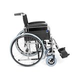 Fauteuil roulant pliable avec cadre en acier