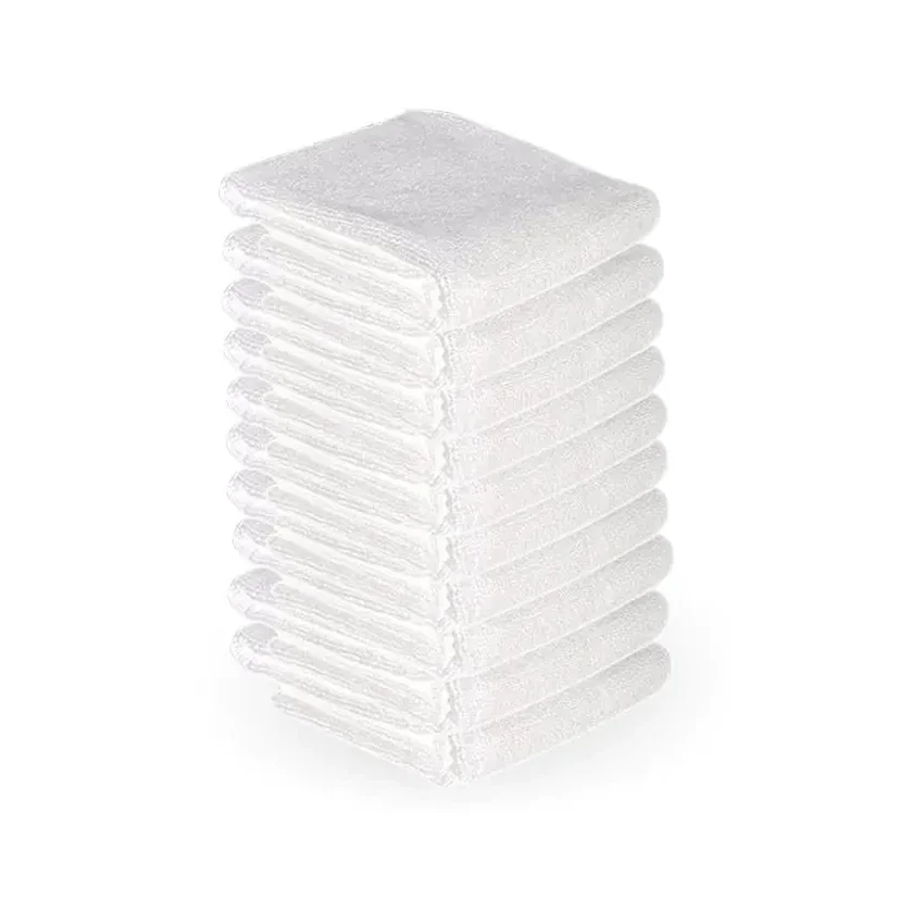 Serviettes pour sèche-serviettes - 73x40cm 10 pièces blanc