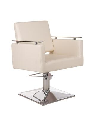 Chaise de barbier crème MILO BH-6333