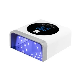 Lampe UV LED ongles OCHO NAILS X22 72W sans fil blanche avec base miroir