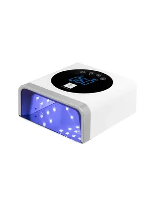 Lampe UV LED ongles OCHO NAILS X22 72W sans fil blanche avec base miroir