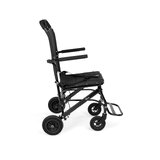 Fauteuil roulant de transport pliable avec poignée
