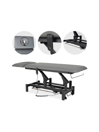 Table de massage Fortis 2 ERGO, commande électrique au pied - gris