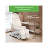 Fauteuil de soins esthétiques électrique Elara PRO 6P - blanc