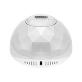 Lampe LED UV brillante 86W blanc/argent nacré