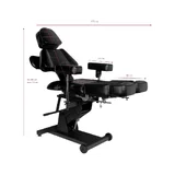 Fauteuil de tatouage électrique Pro Ink 606 noir