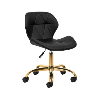 Fauteuil de maquillage QS-06B - or noir