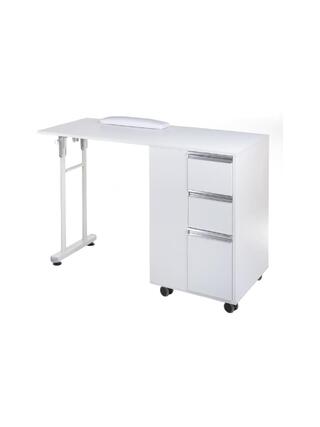 Table de manucure pliante BD-3802 BLANC