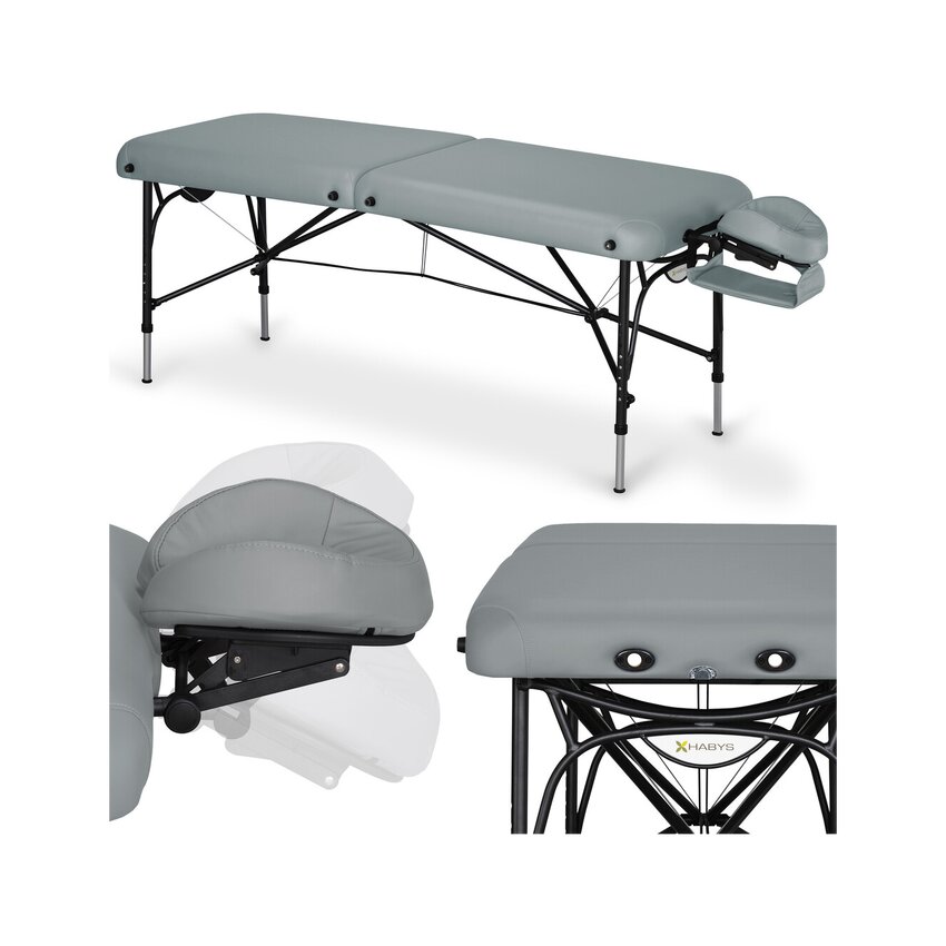 Table de massage Smart Alu 70 Vinyl Flex K015 Gris