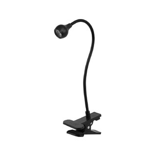 Lampe UV LED serpent pour bureau, noire