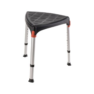 Tabouret de douche Siège de douche triangulaire noir