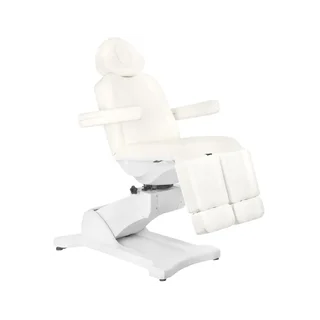 Fauteuil de pédicure électrique Azzurro 869a 5 moteurs 180 degrés - Blanc