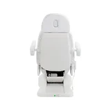 Fauteuil électrique Azzurro Lux pour soins esthétiques 5 moteurs blanc