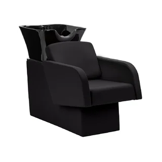 Fauteuil de shampoing Gabbiano Elda - Noir