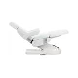 Fauteuil électrique Azzurro Lux pour soins esthétiques 5 moteurs blanc
