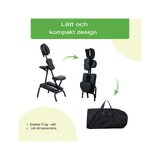 Fauteuil de massage énergétique - noir