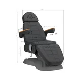 Fauteuil de soins électrique SILLON Lux 273b 3 moteurs gris