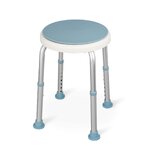Chaise de douche ronde et rotative