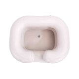 Cuve de lavage de cheveux gonflable avec tuyau de vidange