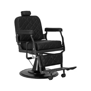 Fauteuil de barbier Carlos extra noir