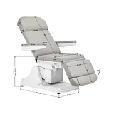 Fauteuil de beauté électrique Azzurro 891 - gris