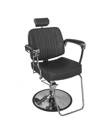 Björn - Chaise de barbier noir mat