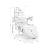 Fauteuil de soins électrique SILLON Lux 273b 3 moteurs blanc