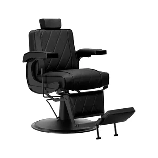 Fauteuil de coiffure pour homme Hair System BM88066B noir