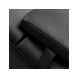Fauteuil de soin des cils Alba avec base dorée - noir