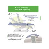 Fauteuil de soins esthétiques électrique Elara PRO 4 - violet